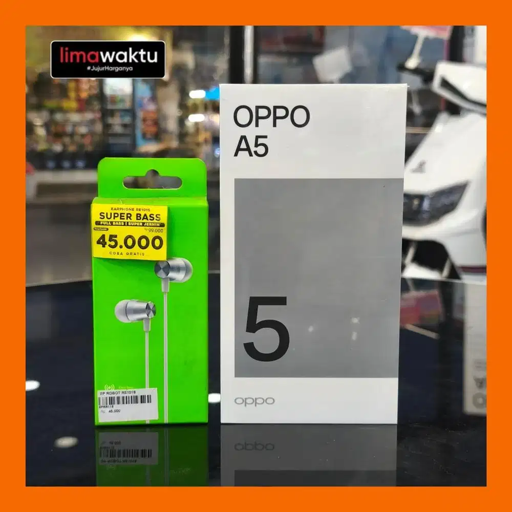 oppo A5 diskon langsung 100ribu tanpa syarat bisa COD