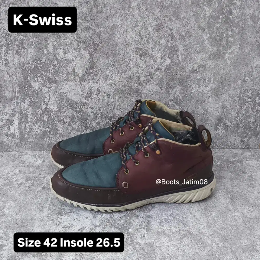 Sepatu Boots Casual K Swiss Trekking Walker 42