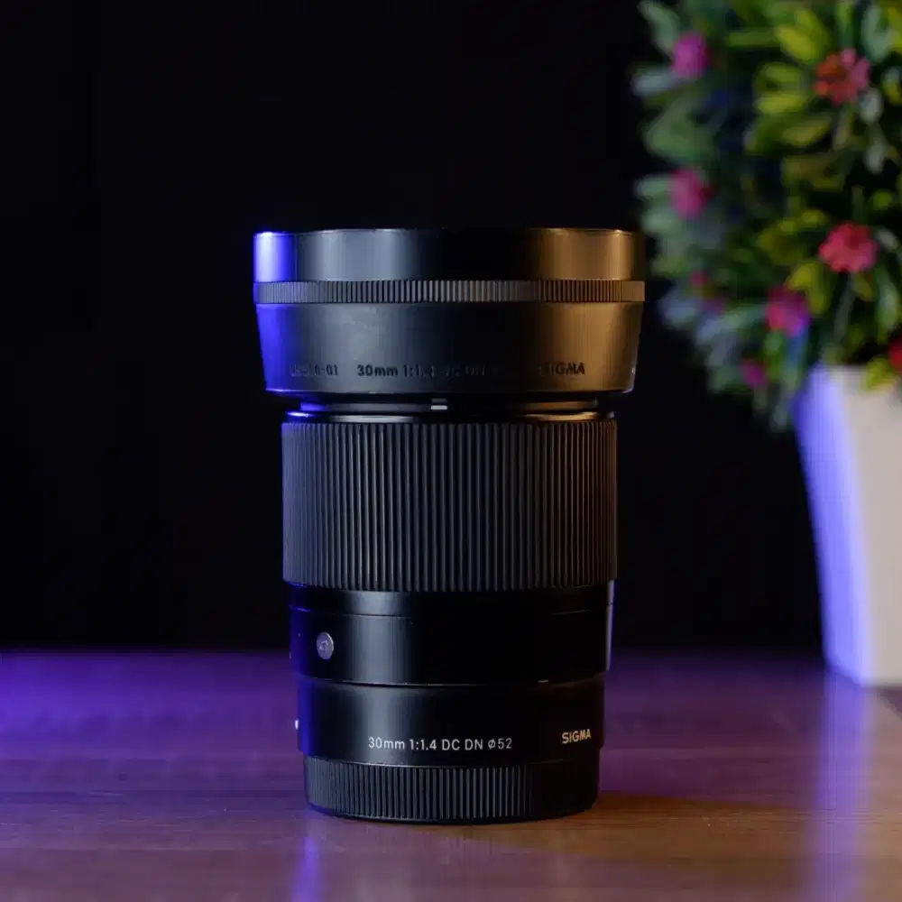 Minim Noise | Lensa Fix Sigma 30mm F1.4 AF Gercep Fujifilm, Canon, MFT
