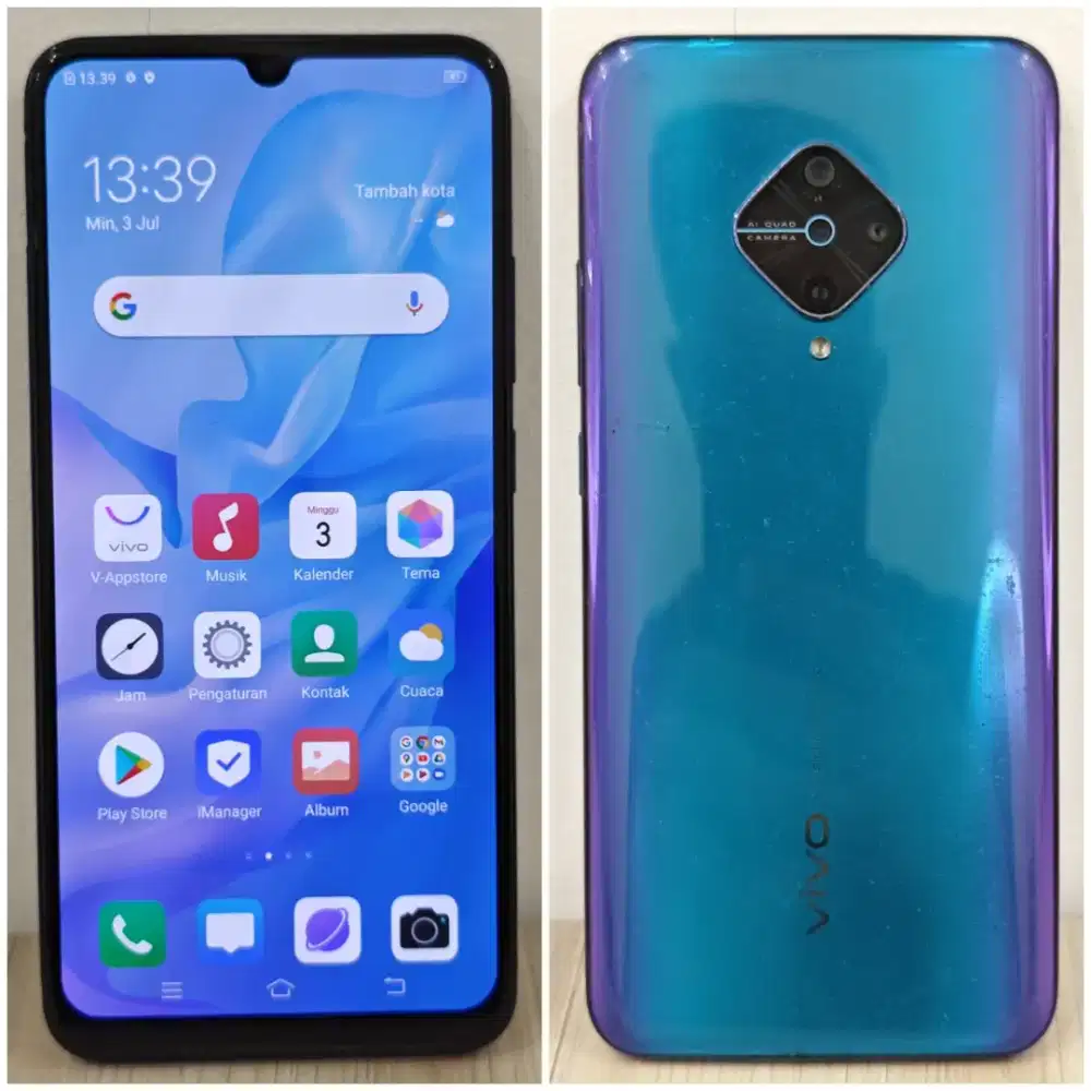VIVO S1 PRO RAM 8/128 FULLSET LUMAYAN MULUS SIAP NO MINUS