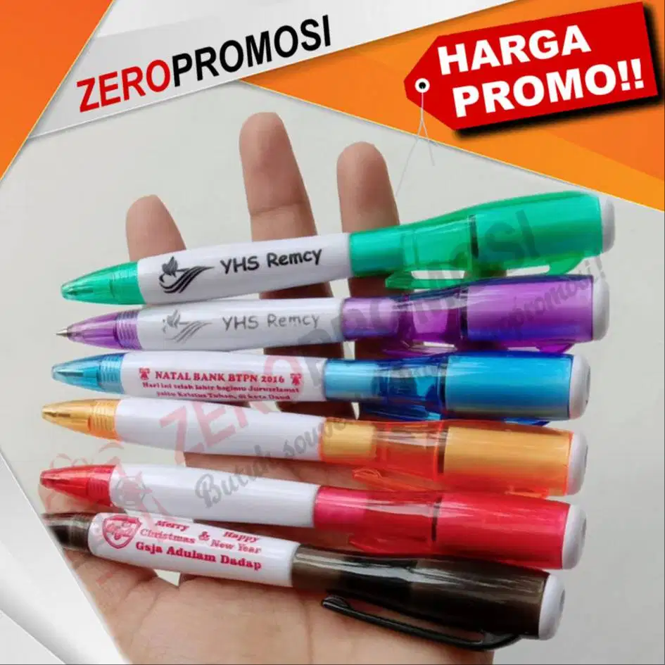 pulpen senter / grosir pen senter untuk souvenir natal