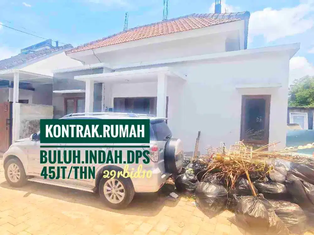 sewa kontrak rent Rumah di Buluh Indah Pemecutan Denpasar Bali