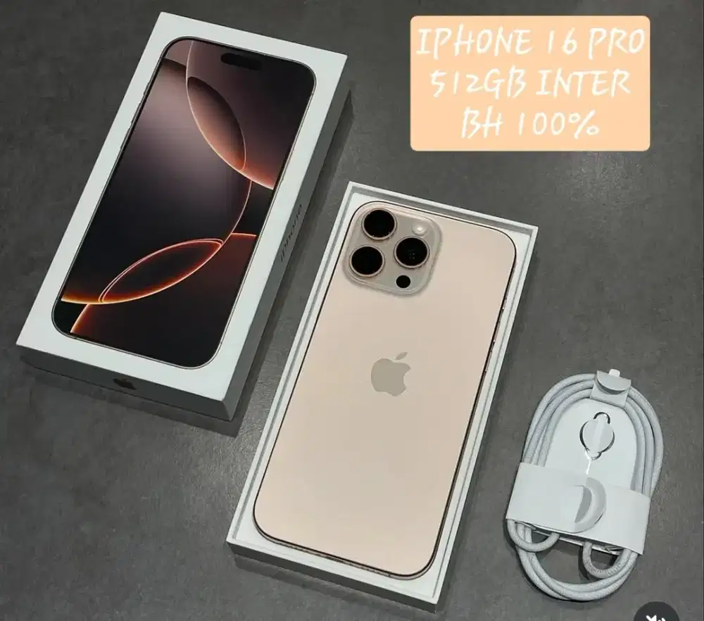 IPHONE 16 PRO 512GB EX INTER (JAN 2026)