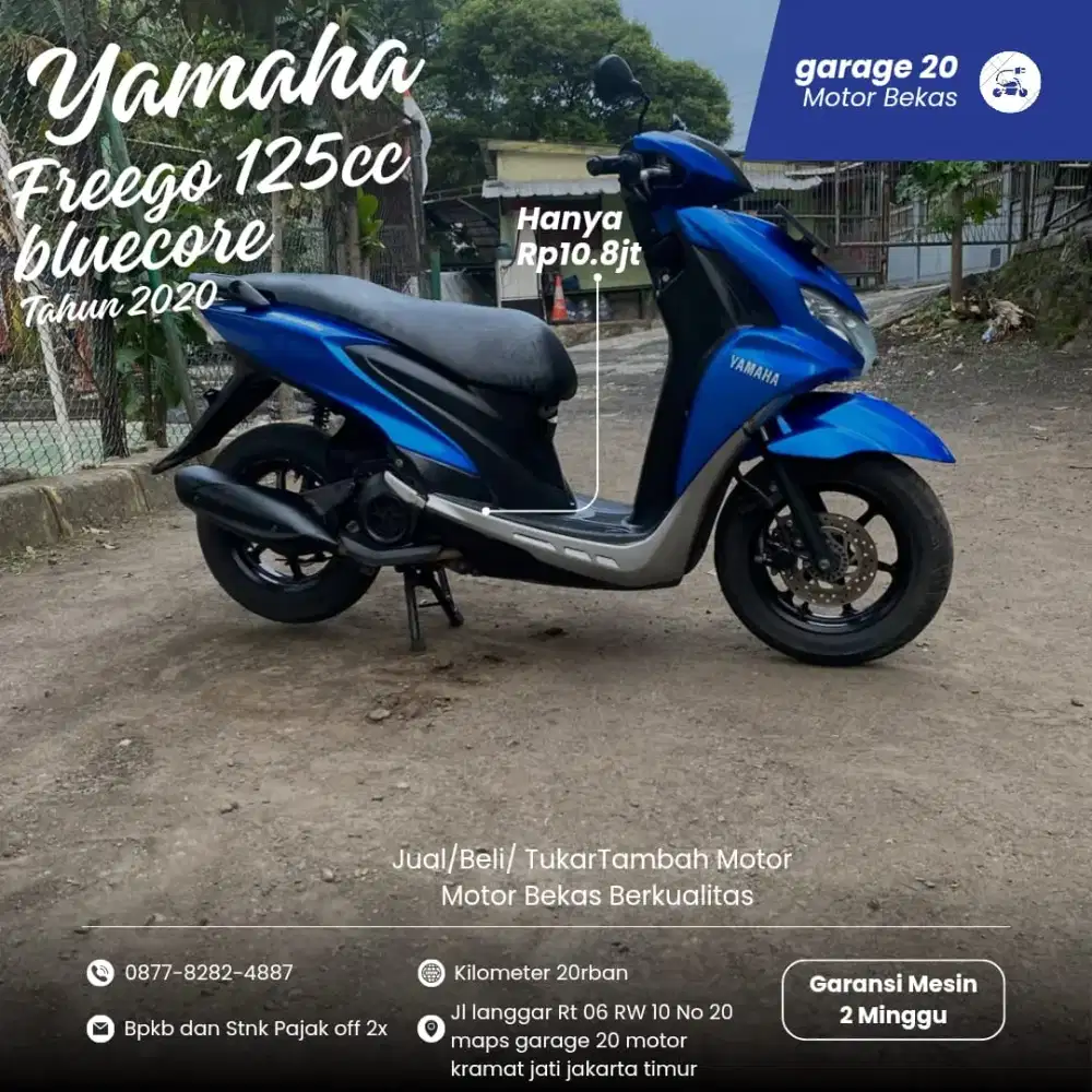 Yamaha Freego 125cc Bluecore Fi Tahun 2020