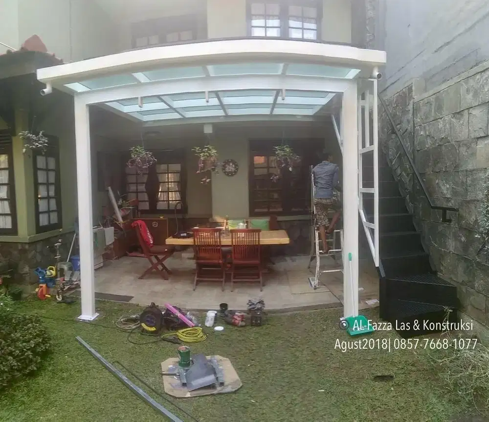 Spesialis Kanopi Kaca Tiang WF [bandung] - Harga Langsung Tukang!
