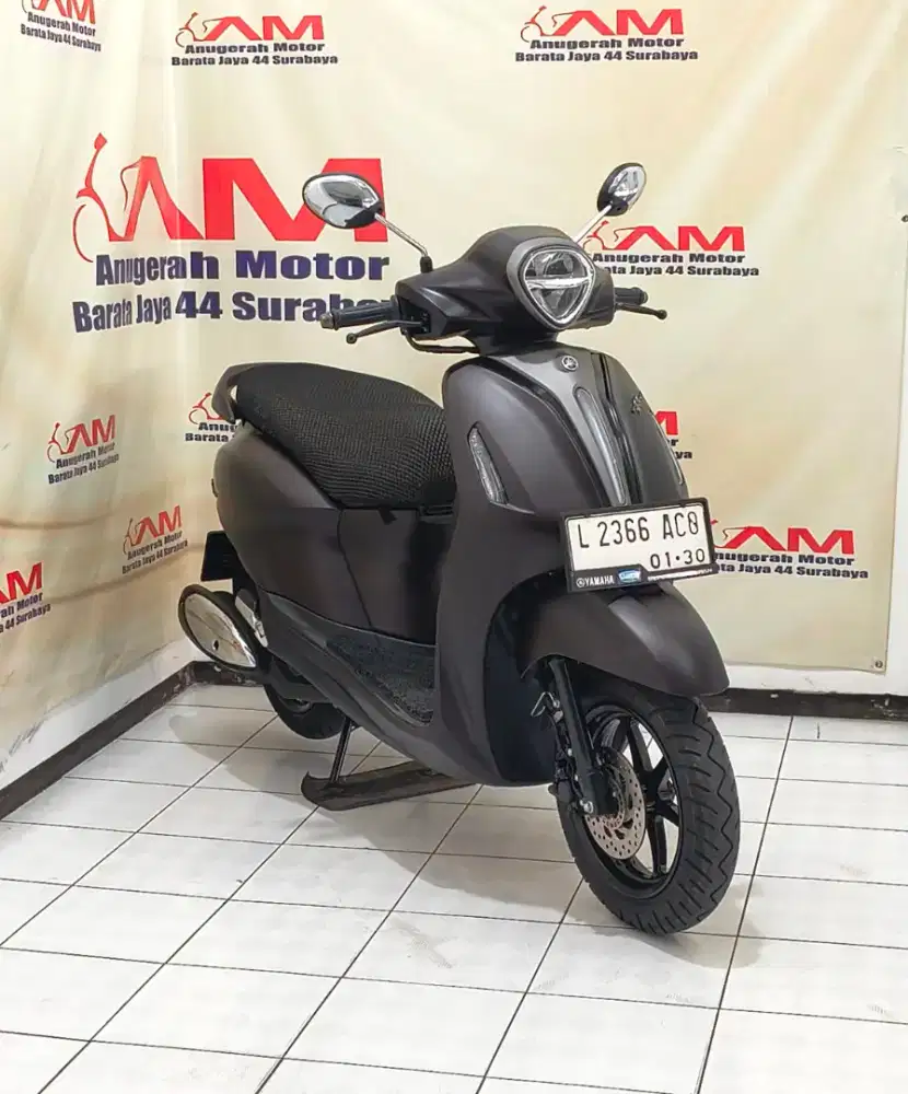 Km 1 Ribu Yamaha Filano Lux Tahun 2024 Coklat doff