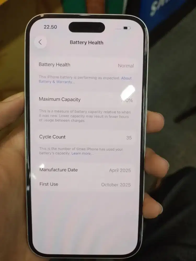 Iphone 16 128GB Ibox Second Fullset