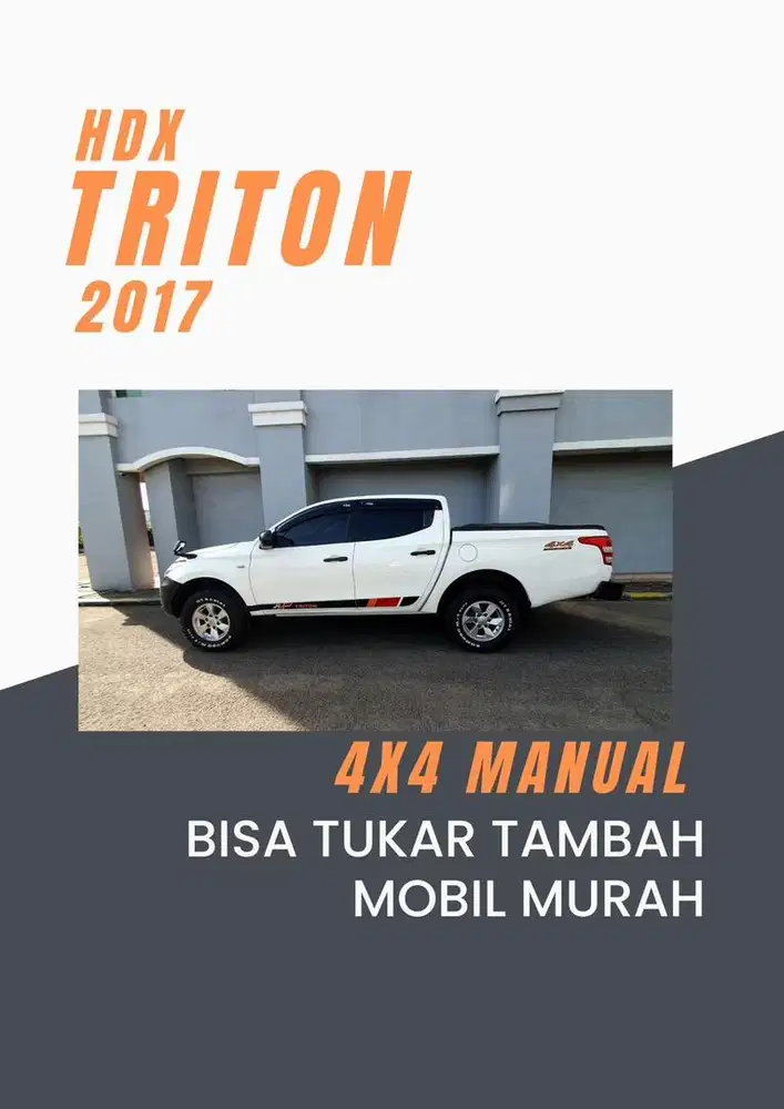 Mitsubishi Triton HDX 2.5 4x4 manual 2017 (Nik 2016)