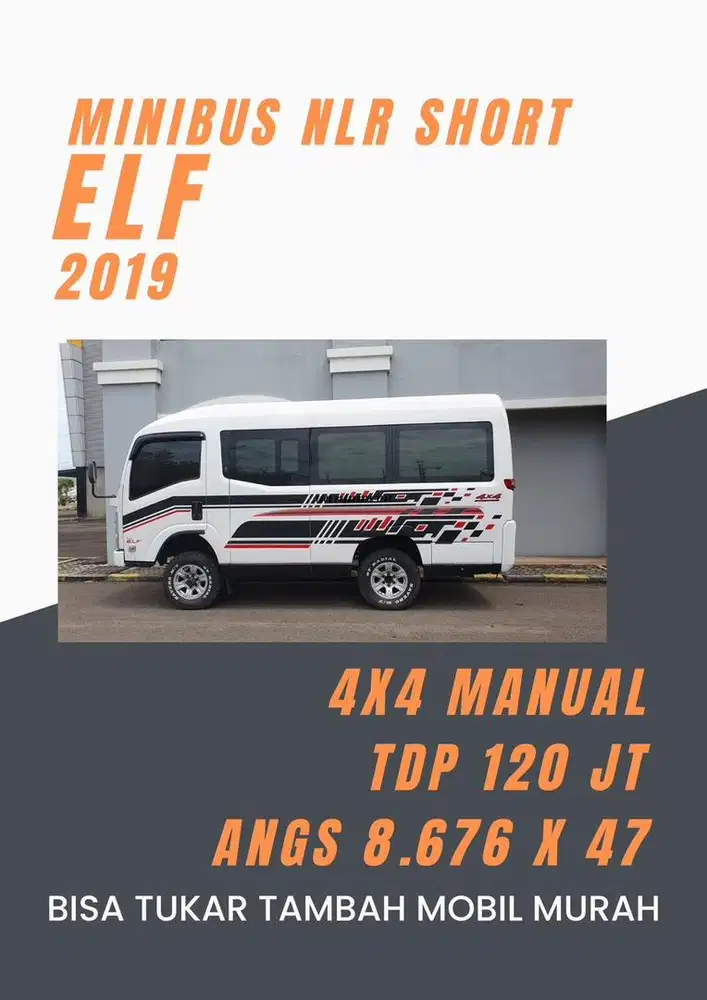 ISUZU ELF MINIBUS NLR 4x4 2019 (NIK 2018)