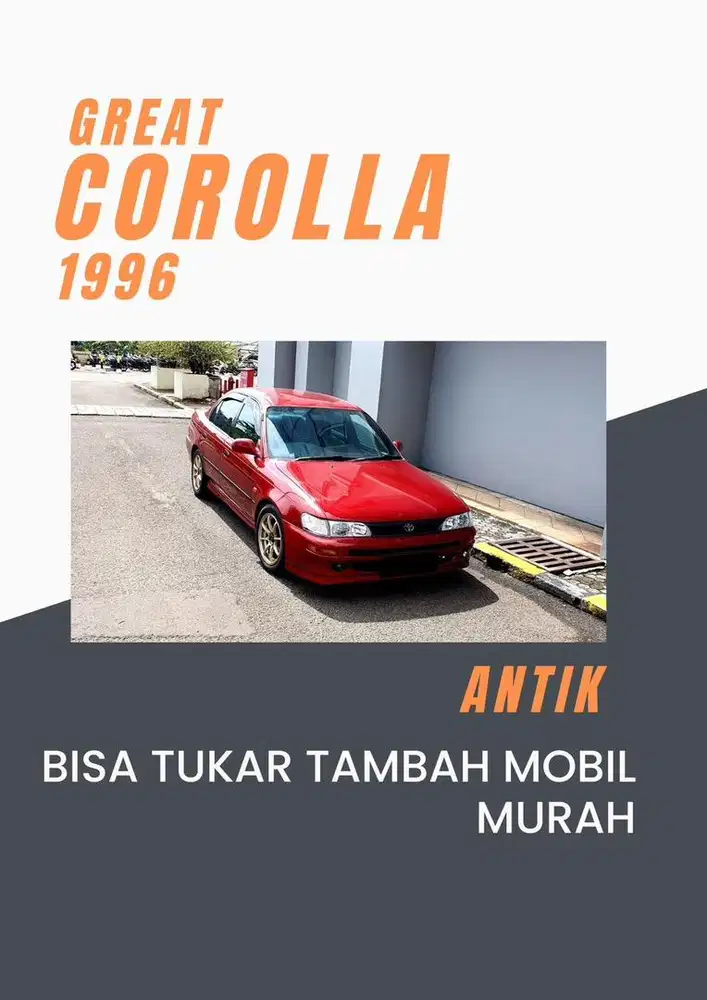 COROLLA GREAT SEG 1.6 Manual 1996 JDM RARE