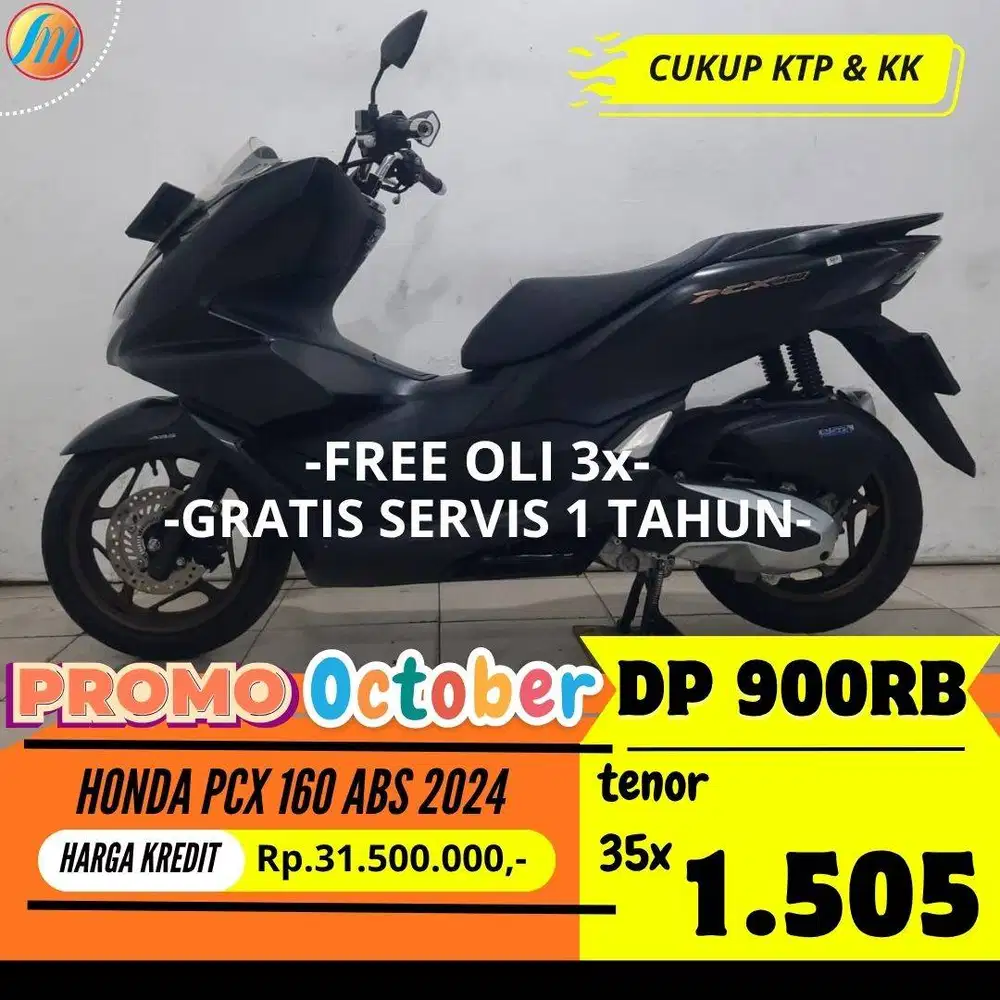 HONDA PCX 160 ABS 2024 KREDIT DP 900RIBU ANGSURAN SANGAT TERJANGKAU