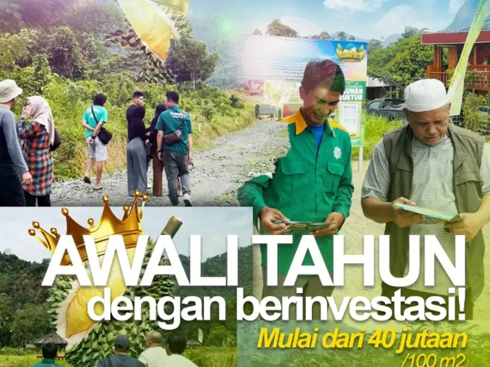 Jual Kavling Durian Sekaligus Bisa dibangun Villa