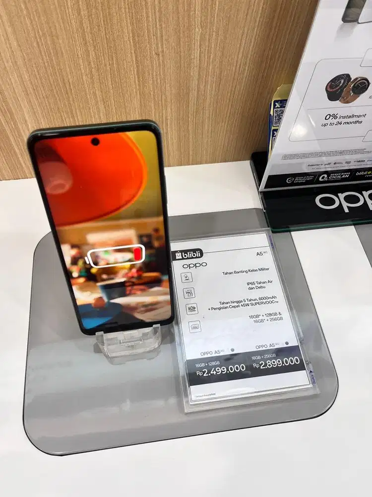 OPPO A5i ready,CICILAN TANPA KARTU KREDIT!!!