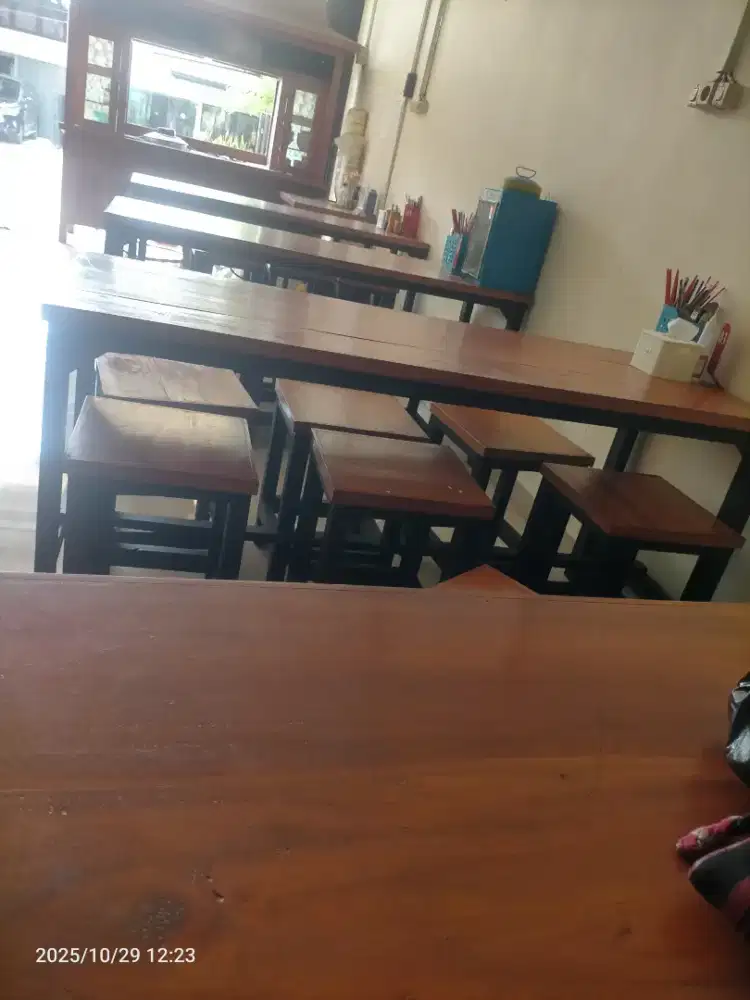 D Jual Gerobak Bakso dan meja kursi