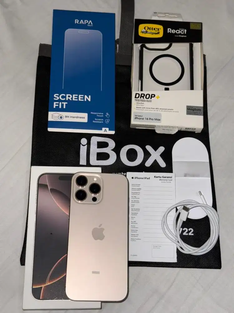 iPhone 16 Pro Max iBox Bh 100% NETT