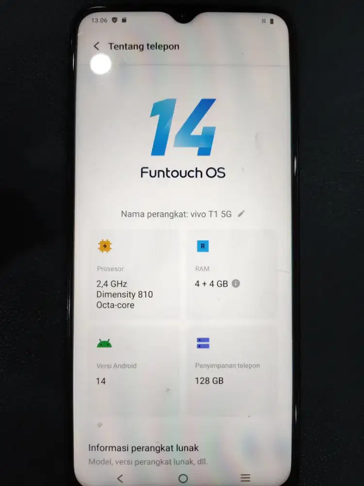 HP Vivo T1 5G Ram 8/12