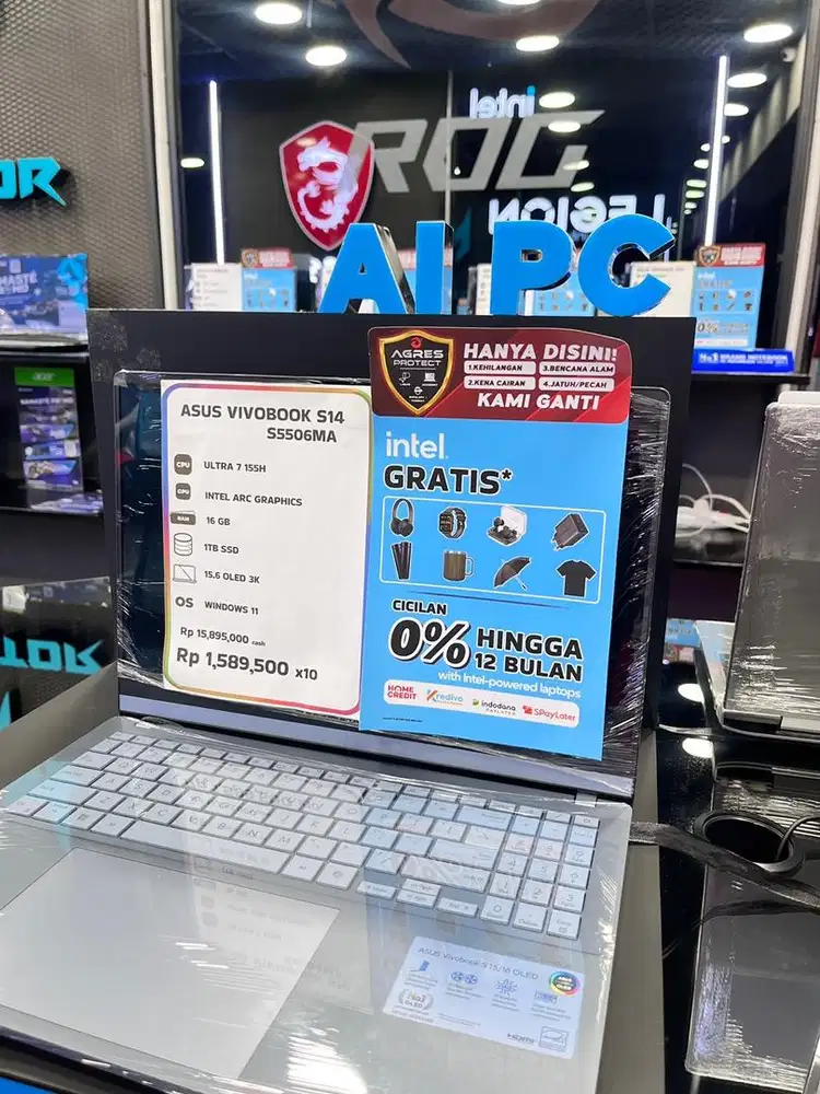 asus vivobook S14 ready.CICILAN TANPA KARTU KREDIT!!