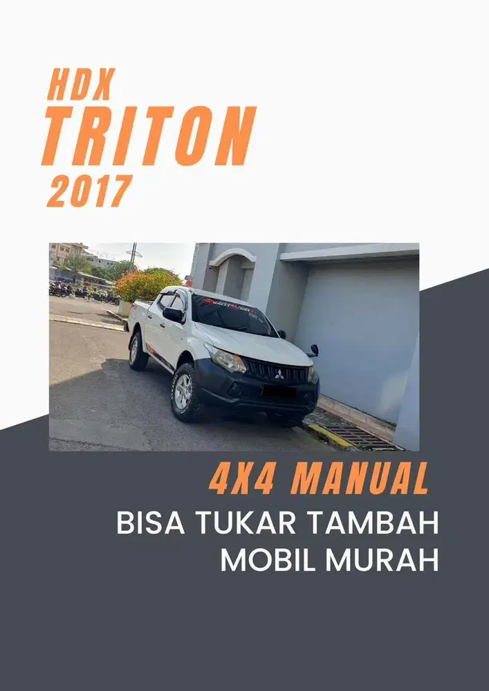 Mitsubishi Triton HDX 2.5 4x4 manual 2017 (Nik 2016)