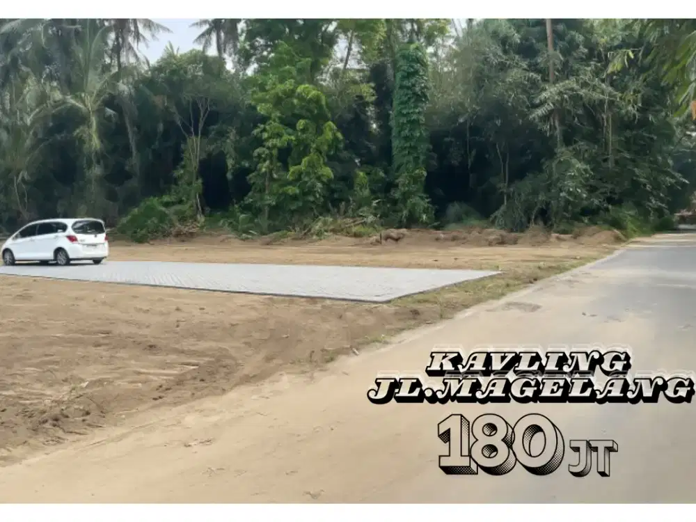 Tanah 1 Jutaan Dekat Jalan Magelang, Area Pemda Sleman