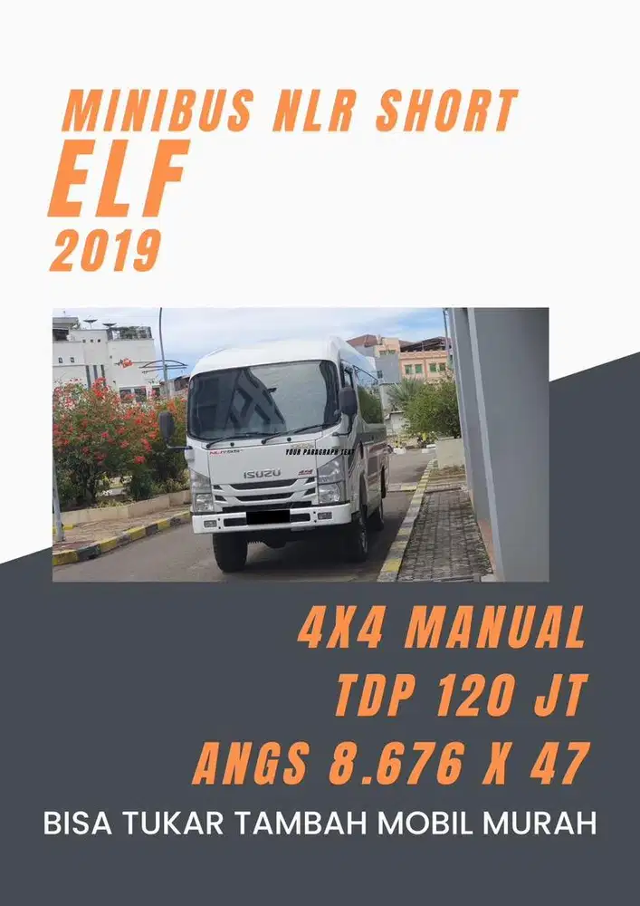 ISUZU ELF MINIBUS NLR 4x4 2019 (NIK 2018)