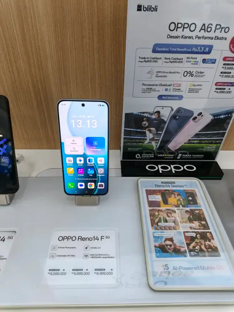 Oppo reno 14F 5G bisa cicilan tanpa kartu kredit