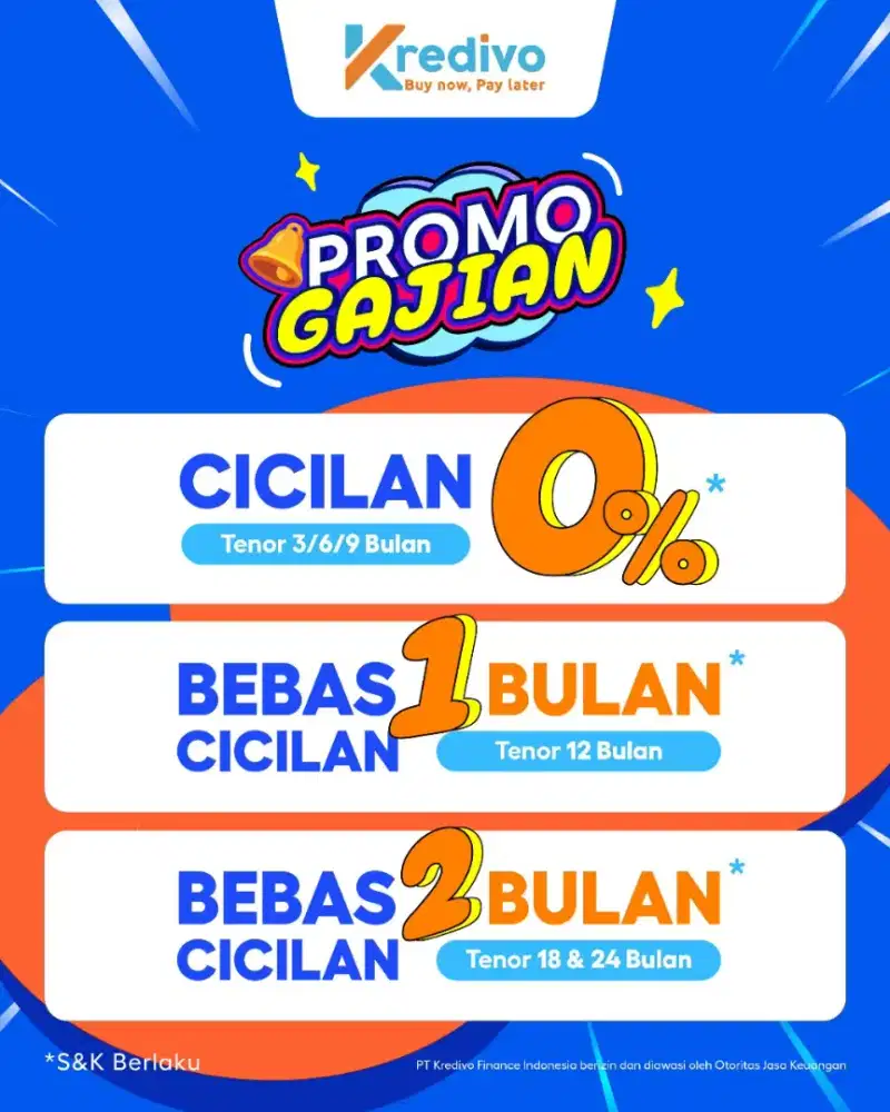 17 pro max guys bisa Cicilan Tanpa DP ya