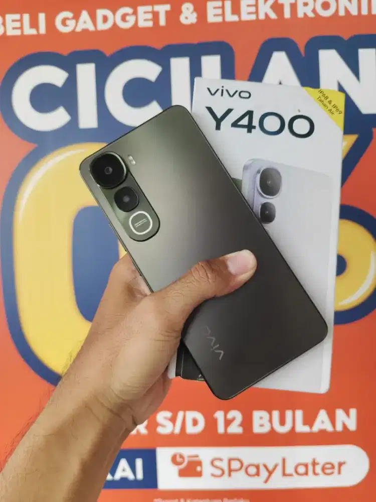 Vivo y400 8/256 seken fullset ori