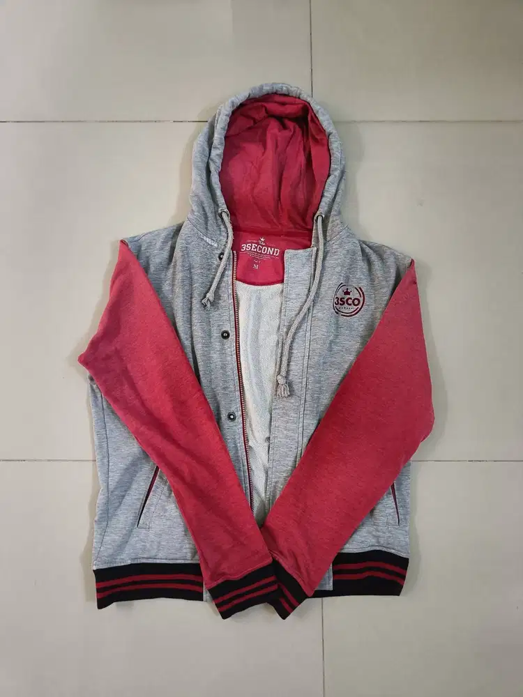 Jaket 3second size m pria cowo