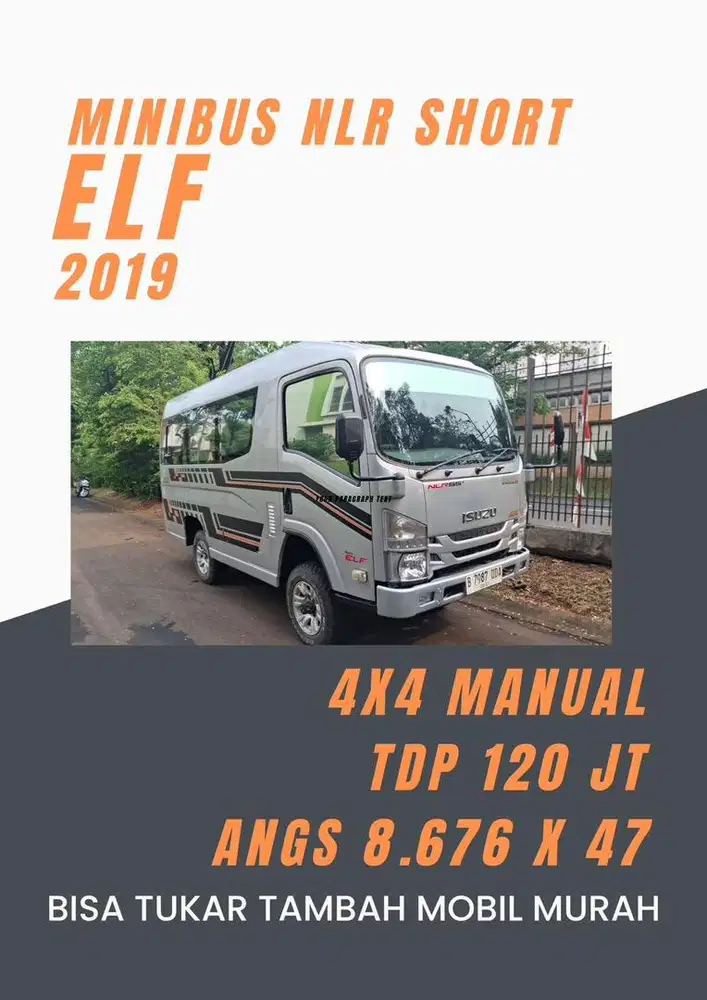 Isuzu Elf Minibus NLR 4x4 2019