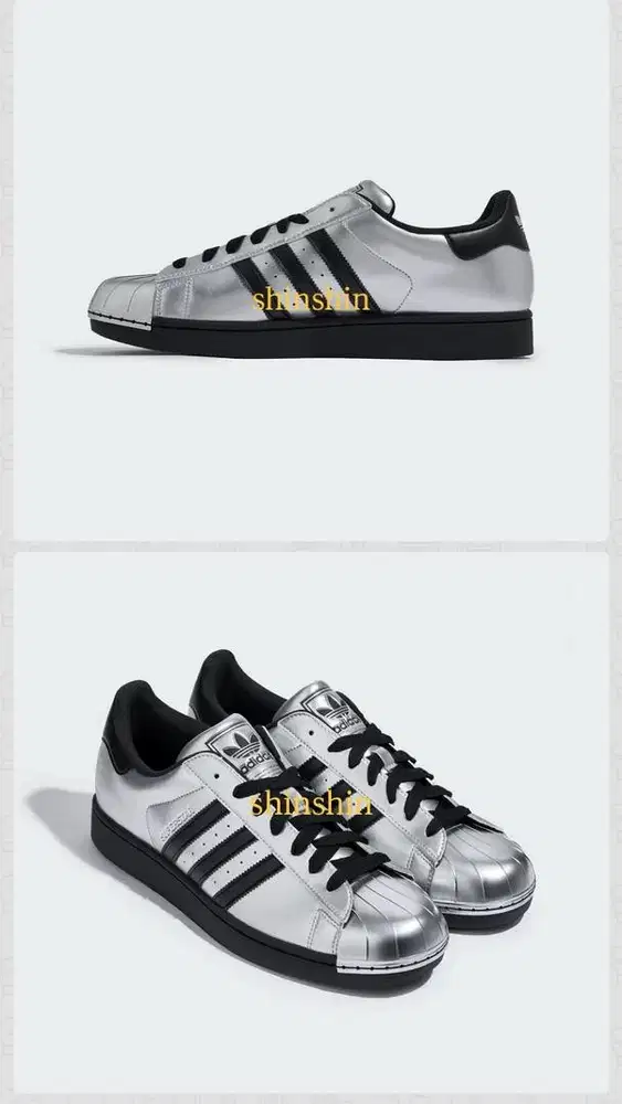 Adidas Superstar Silver Black – 100% Original (PO 14 Hari)