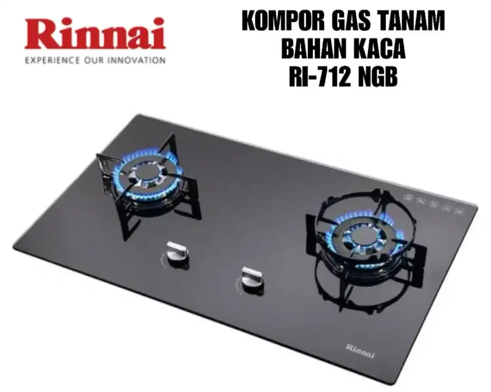 RINNAI RB-712N-GB KOMPOR TANAM 2 TUNGKU