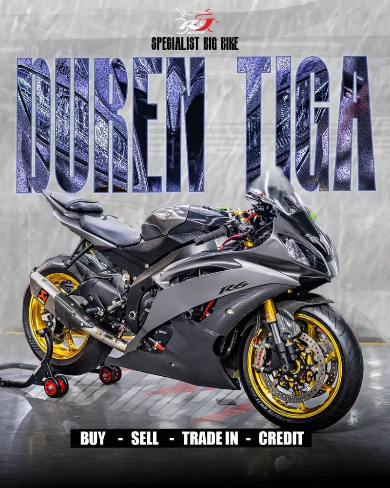 Yamaha R6 R 6 600cc Nik 2014 Km 10.000an Full Paper