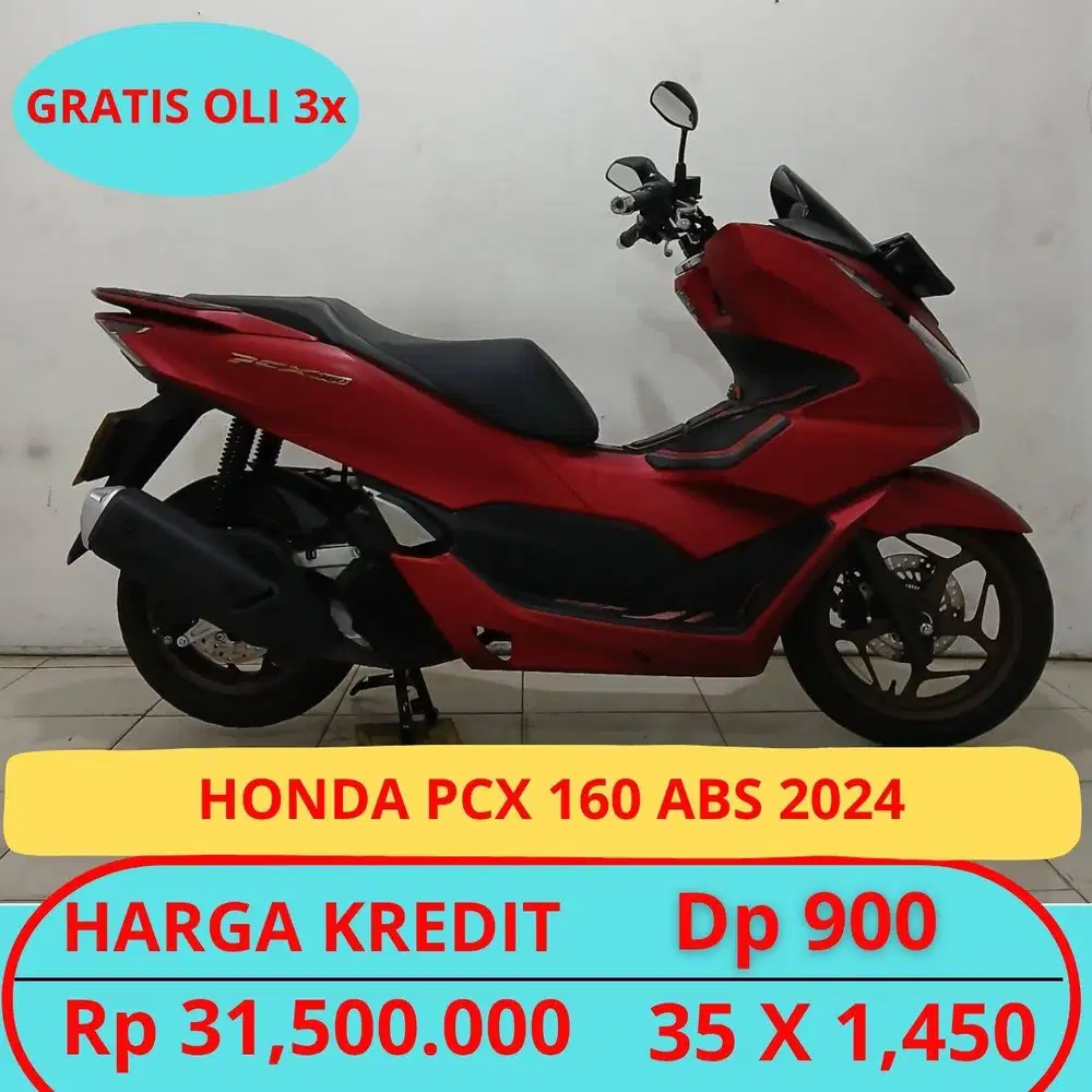 Honda Pcx 160 Abs 2024 Garansi Mesin. Gratis Oli 3x. Gratis Servis