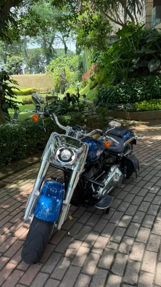 Harley Fatboy 2022 114 Blue