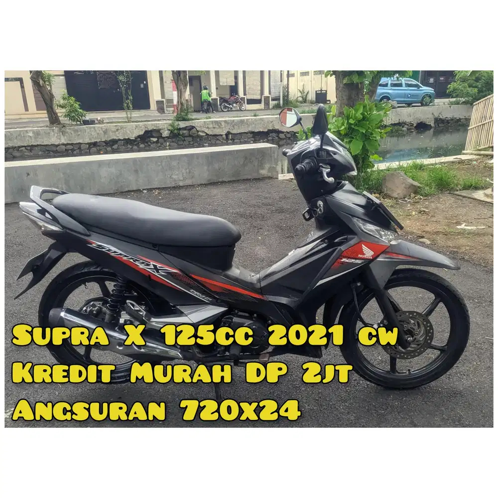 Supra X 125cc 2021 Cw Dobel Brake Km40rb