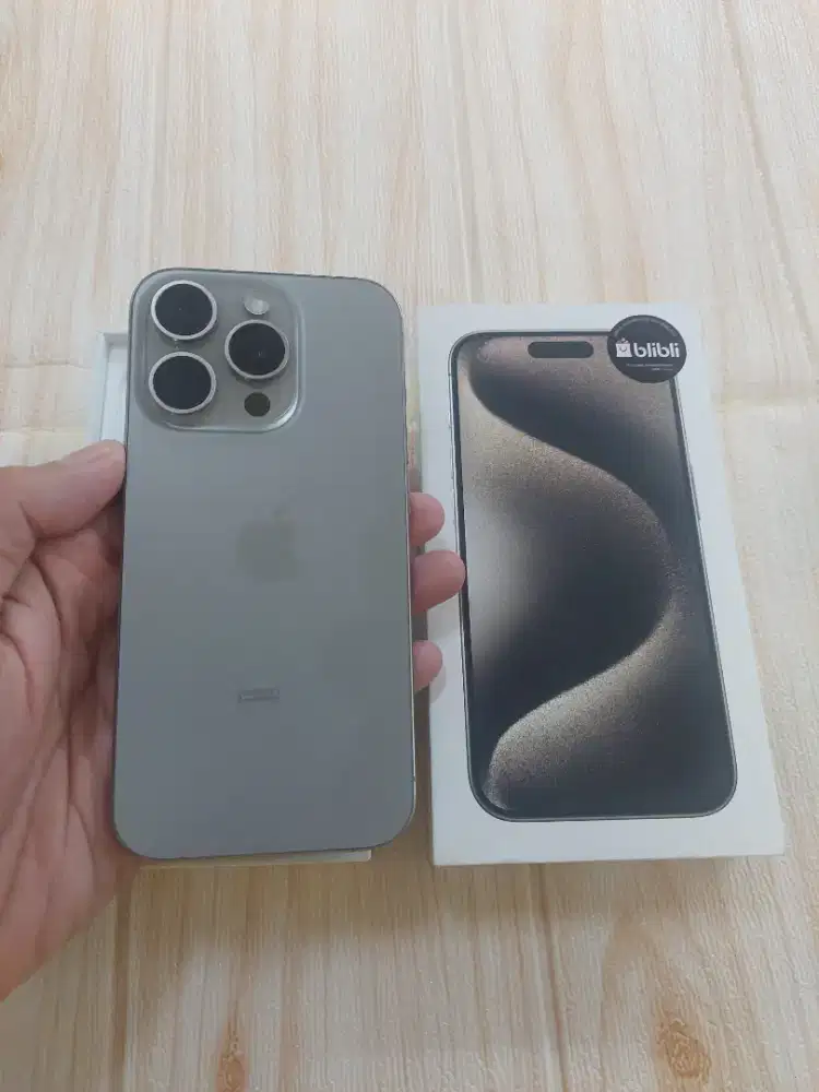 Iphone 15 Pro 128 Gb Second Resmi ibox Mulus
