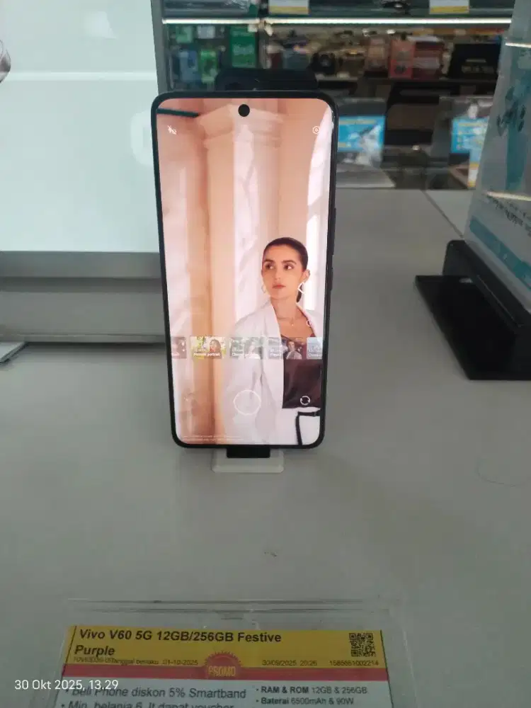 VIVO V60 5G 12/256 GB. CICILAN 0% TANPA DP, SYARAT CUKUP KTP