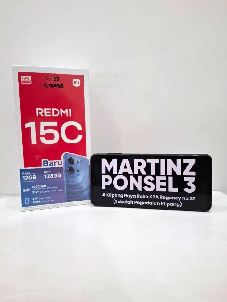 Xiaomi Redmi 15C 6000mAh Garansi Resmi 15 bulan