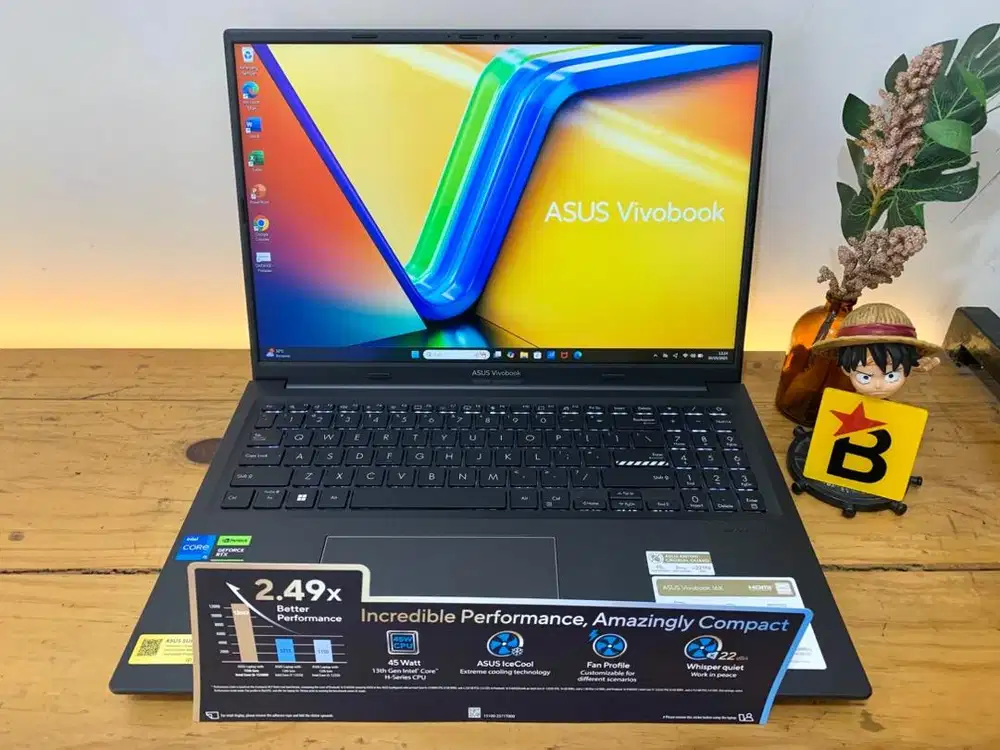 Laptop BNOB Asus Vivobook K3605VC Core i5 Gen13 RTX 3050 Garansi On