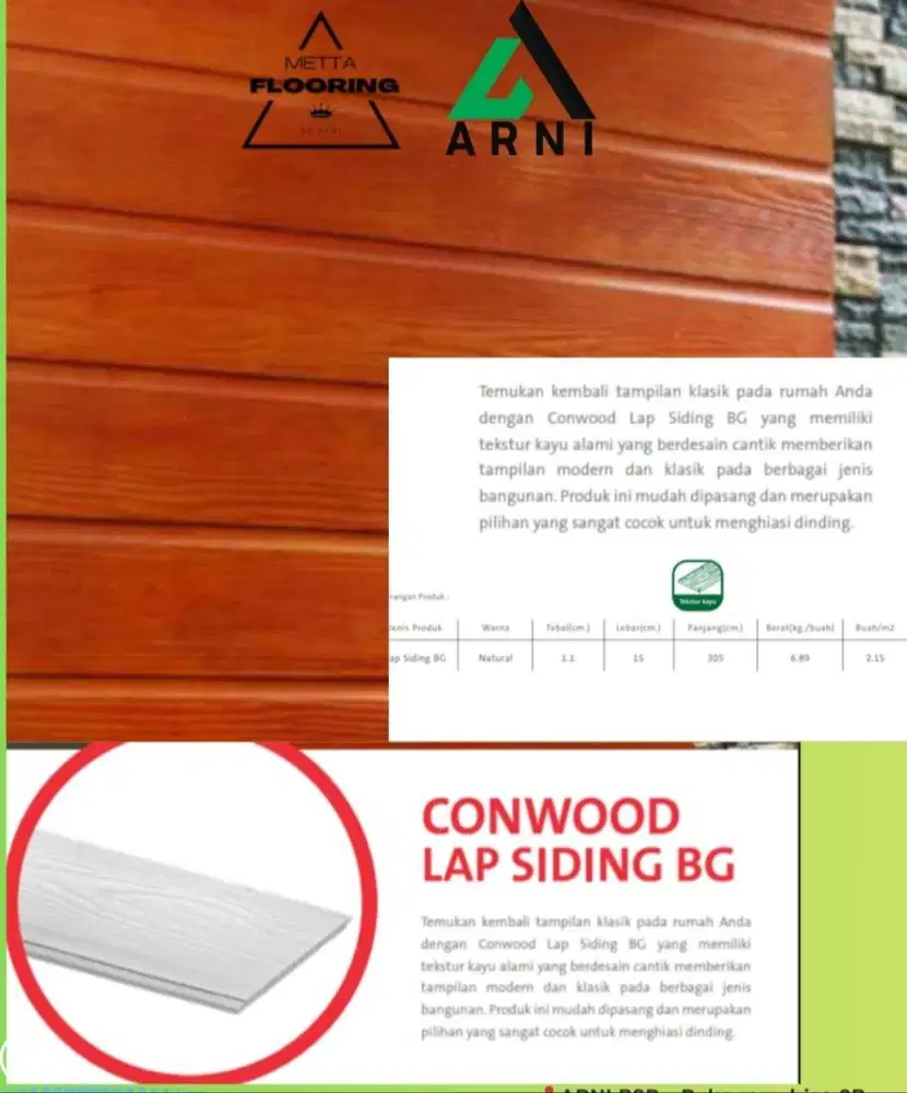 CONWOOD LAP SIDING BG