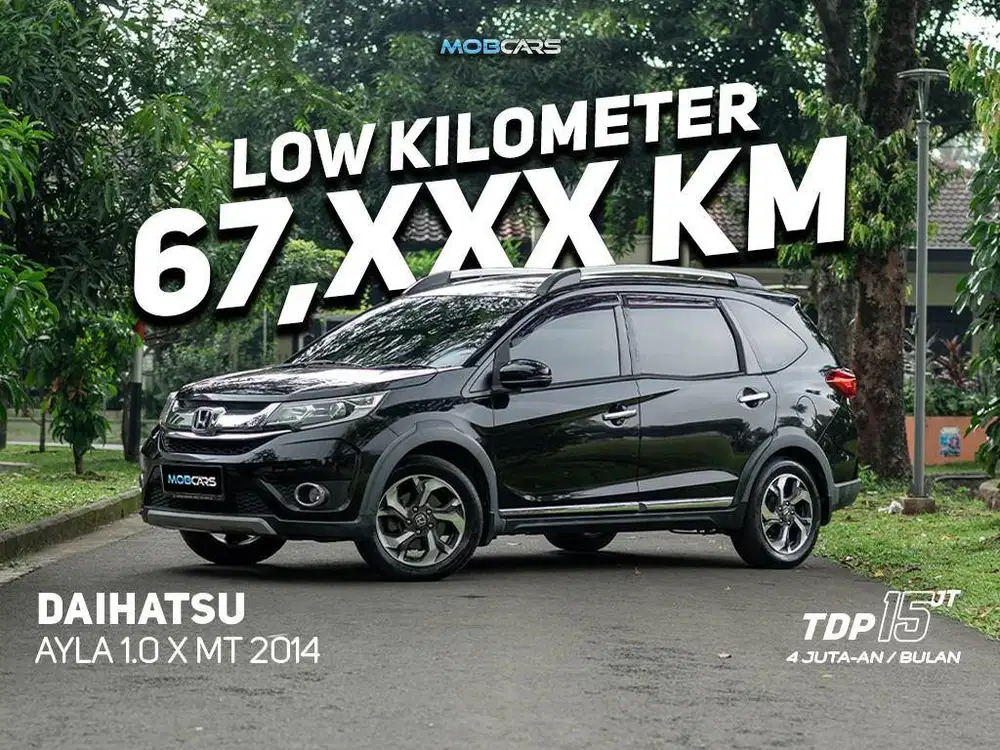 HONDA BR-V 1.5 E CVT 2017 HITAM MOBCARS FREE GARANSI MESIN TRANSMISI