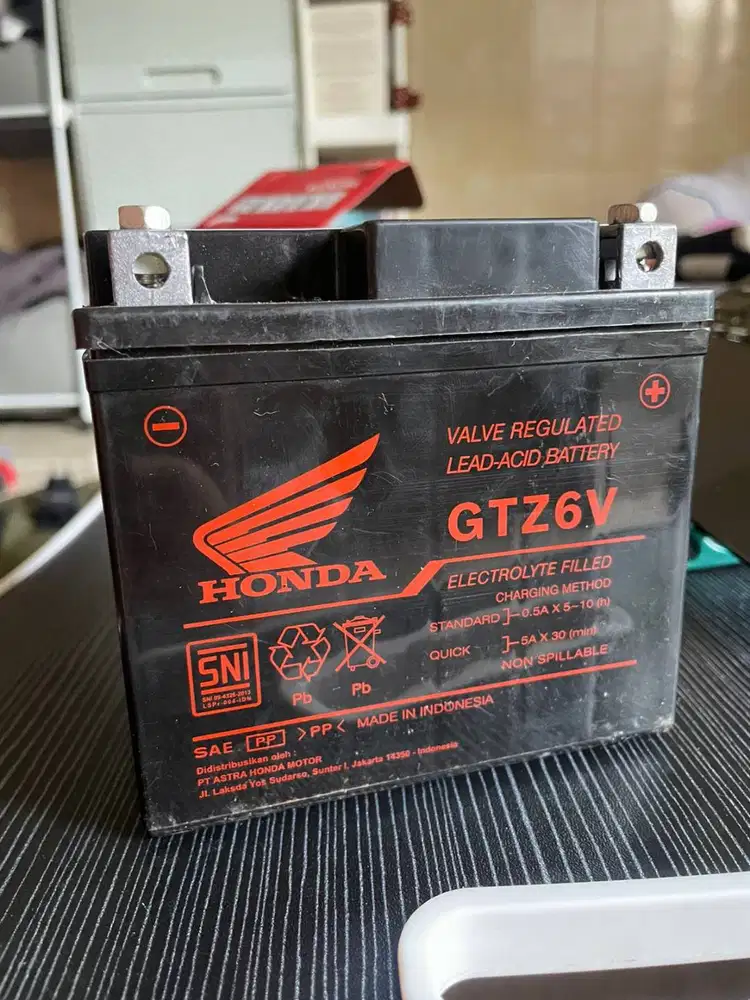 Aki/Accu motor Scoopy - Pemakaian 1 bln