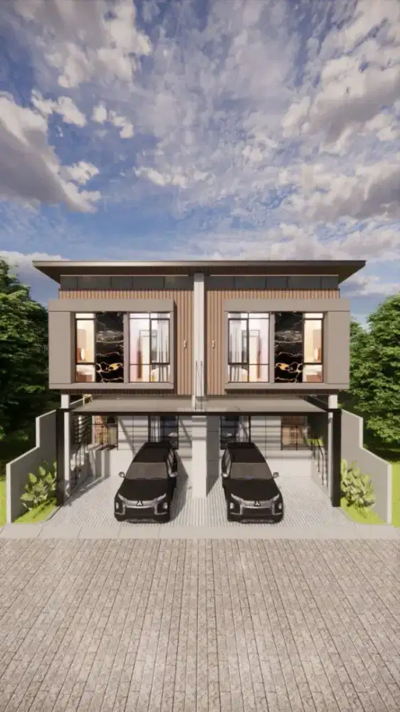 Villa 2 Lantai dapat citi view dekat gedung sate