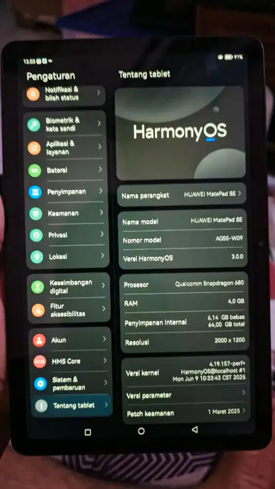 Huawei matepad SE 10,4
