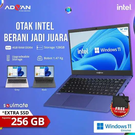 ADVAN SOULMATE T 1405 L24I NSNS1 - N4020 8GB 128GB eMM