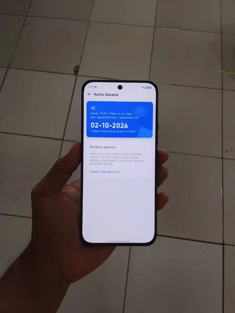 Tecno spark 40 pro RAM 8/128