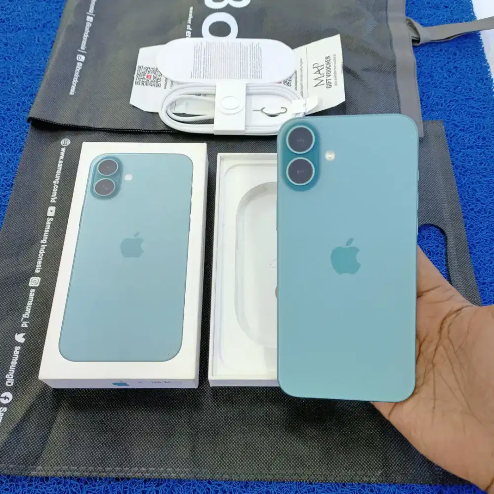 Iphone 16 Plus 256gb 99,9% Baru pakai 3 Bln grs resmi Digimap panjang