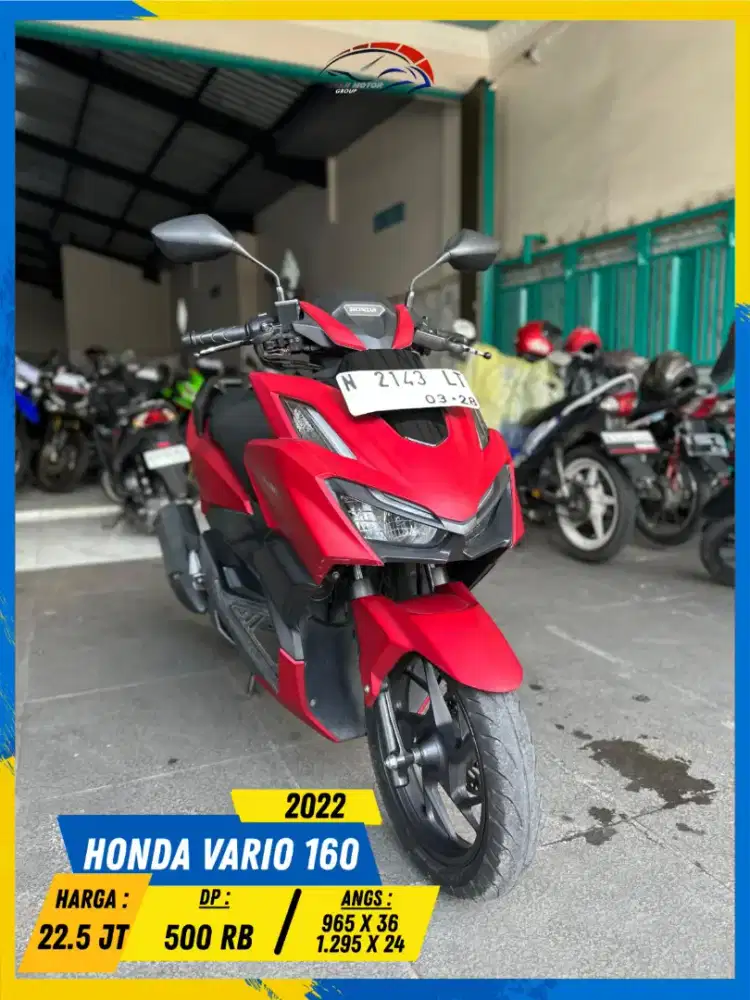 HONDA VARIO 160 2022 BEKAS RASA BARU HIKMAH MOTOR KEPUH MALANG
