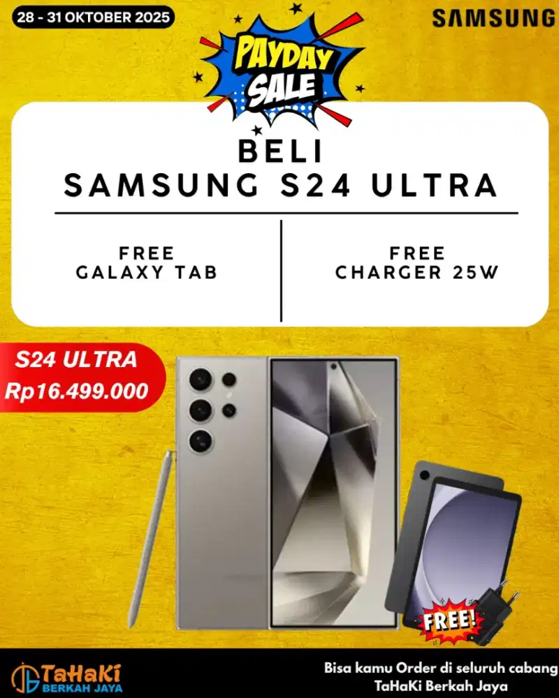 FREE GALAXY TAB!SAMSUNG S24 ULTRA SEGEL GARANSI SEIN 1TAHUN