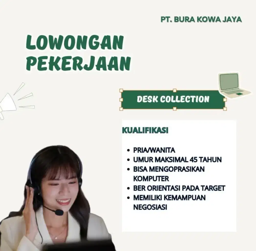 Dicari yang serius kerja